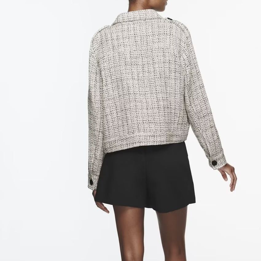 Blazer en tweed chic