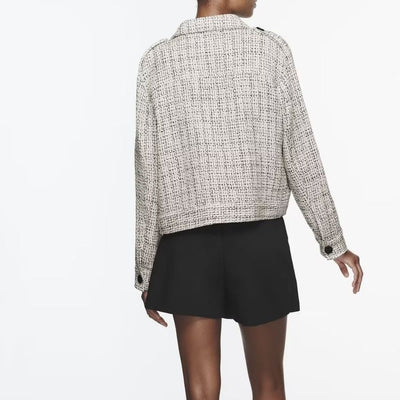 Blazer en tweed chic