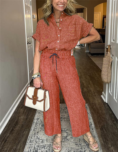 Striped Suit Set