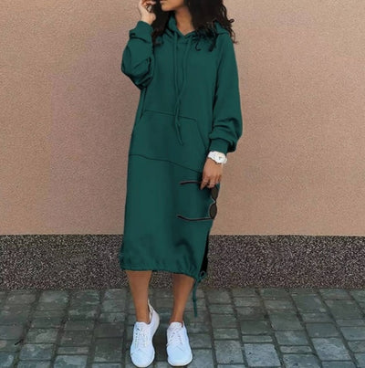 Hooded Long Sweatshirt