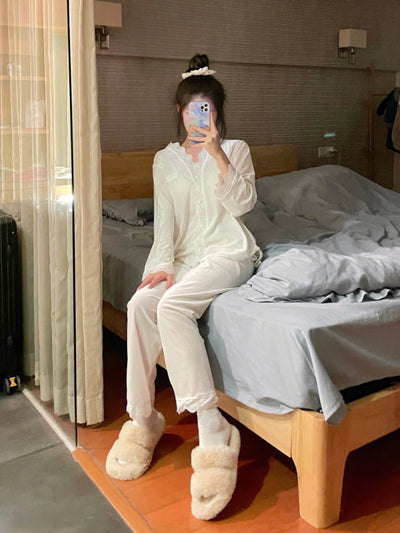 Lace Trim PJs