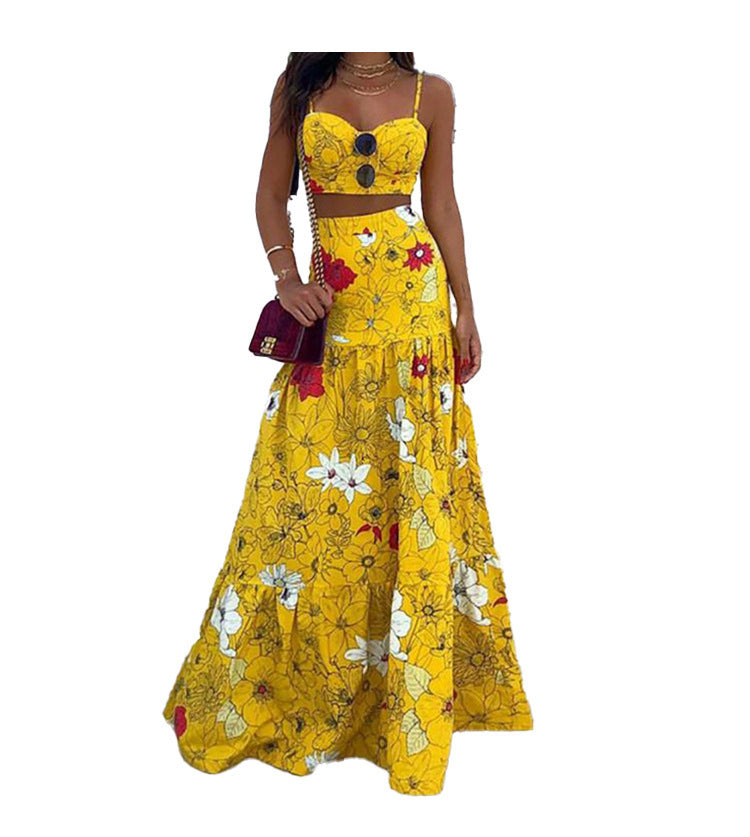 Floral Skirt Set