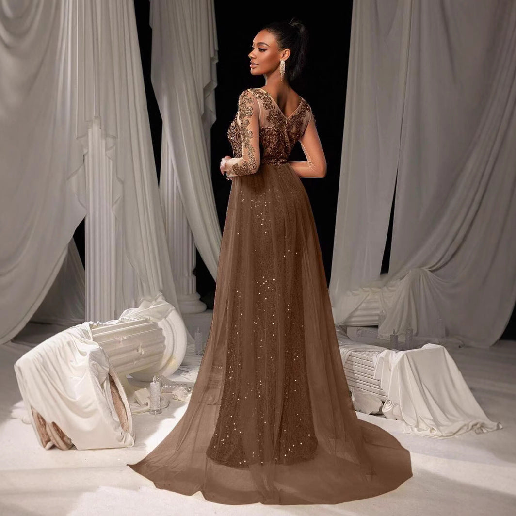 Women's Dance Lace Party Evening Dress - Shé Hauté