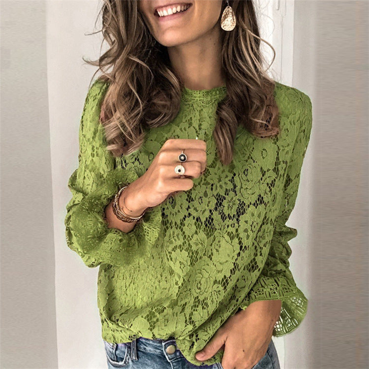 Hollow Lace Top – Women