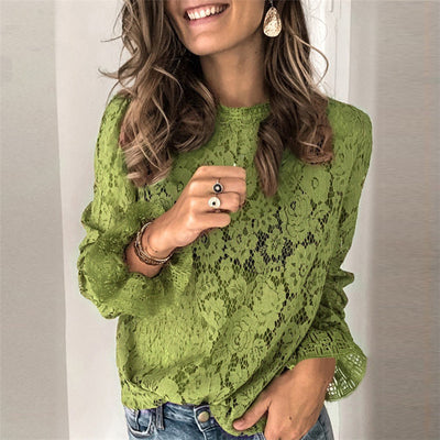 Hollow Lace Top – Women