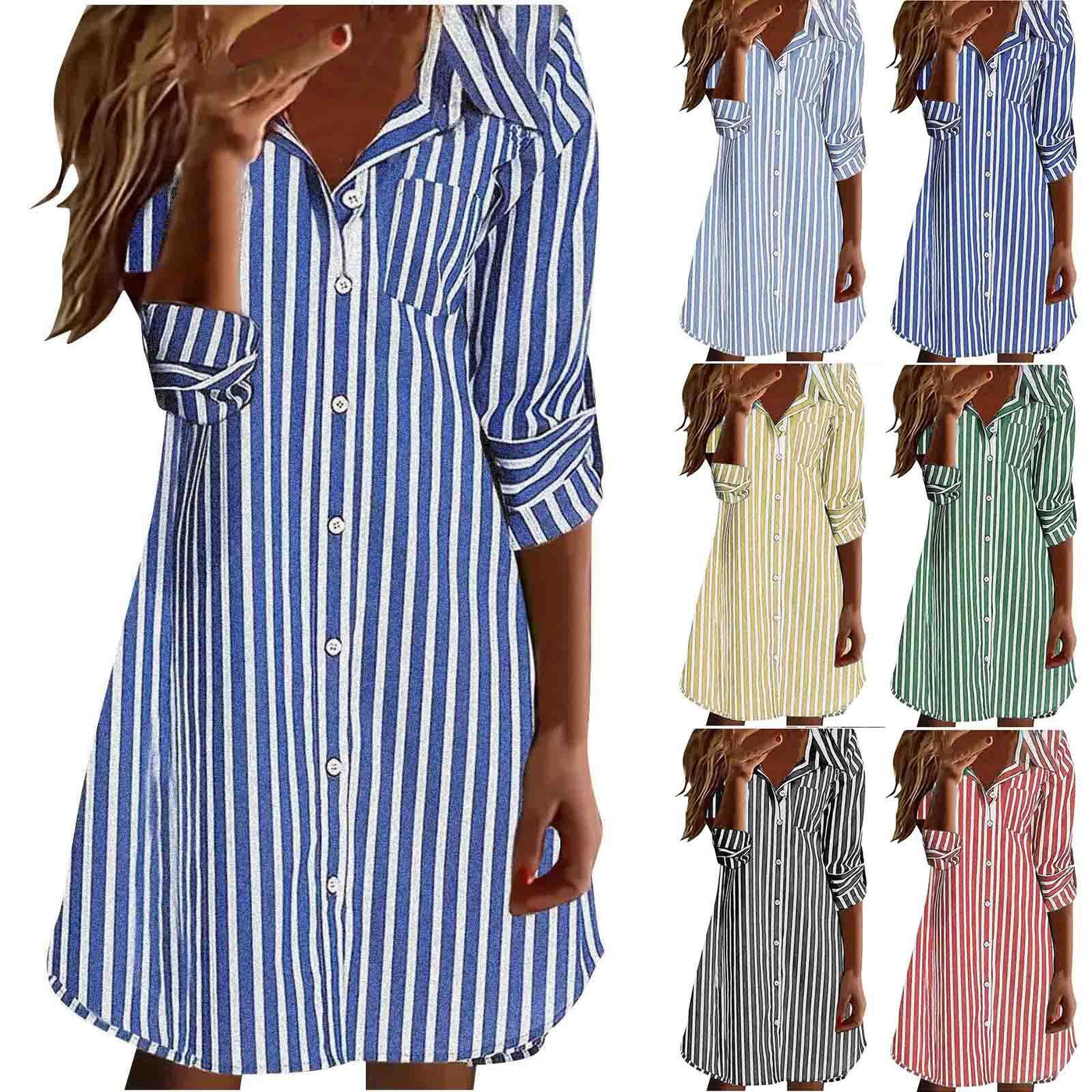 Chemise à rayures faciles