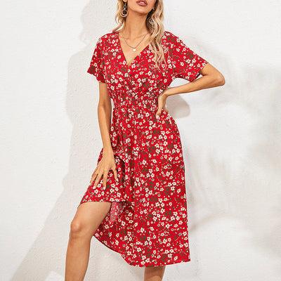 Waisted Floral Dress Shé Hauté