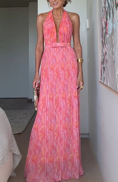 Deep V Party Dress