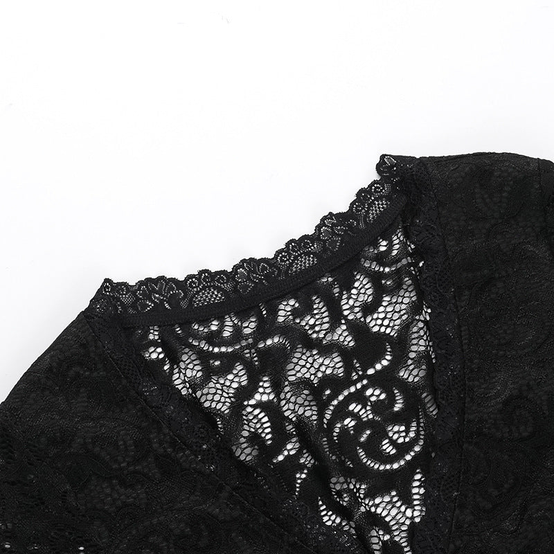 Robe ajustée en dentelle