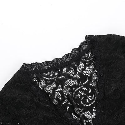 Robe ajustée en dentelle