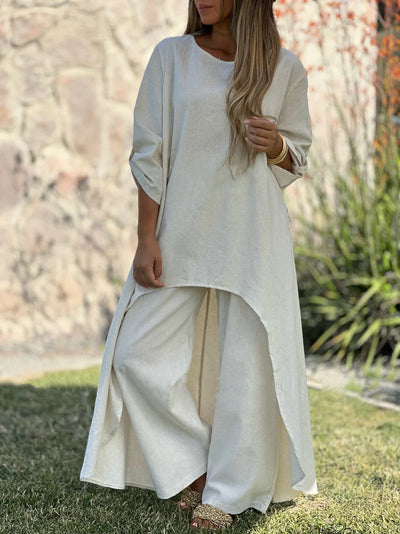 Plus Size Linen Set
