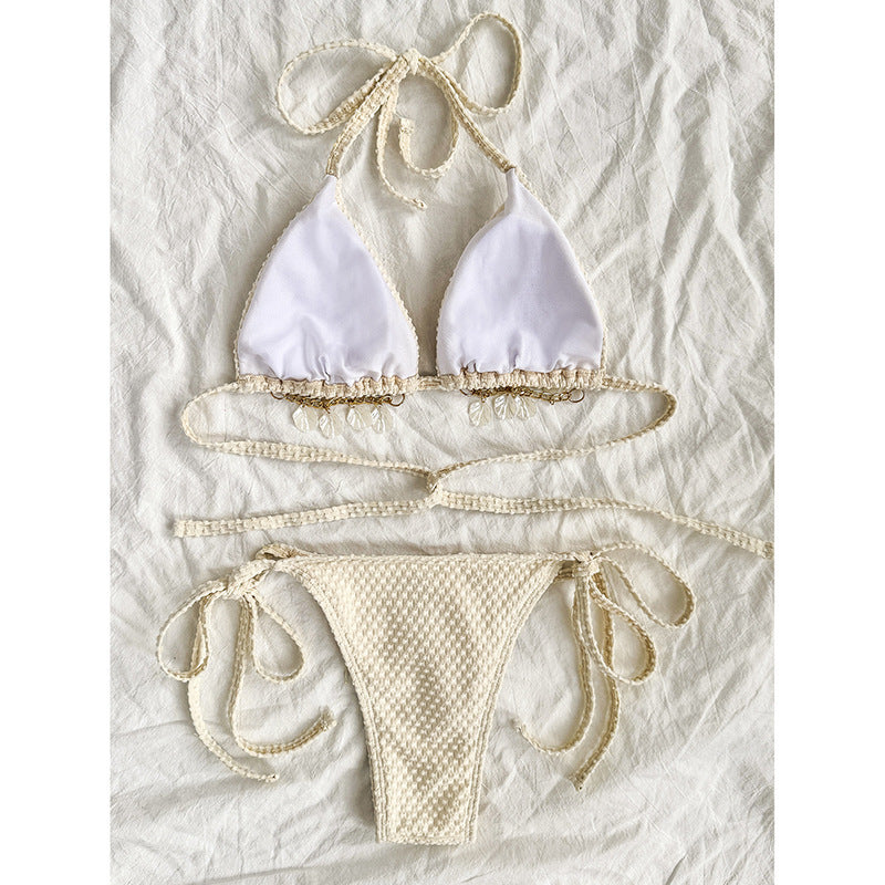 Women's Halter Lace-Up Bikini - Shé Hauté