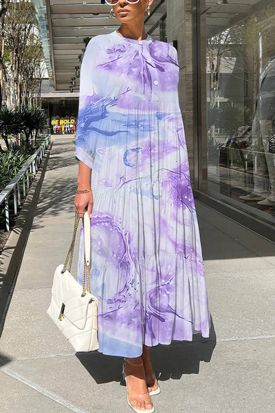 Flowy Sleeve Dress