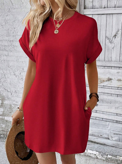 Solid Color Summer Dress