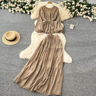Round Neck Shirt Set