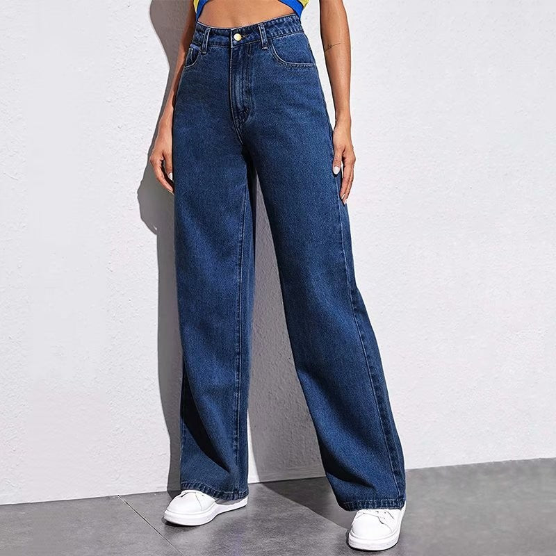 Mid Rise Straight Jeans – Women’s Fashion - Shé Hauté