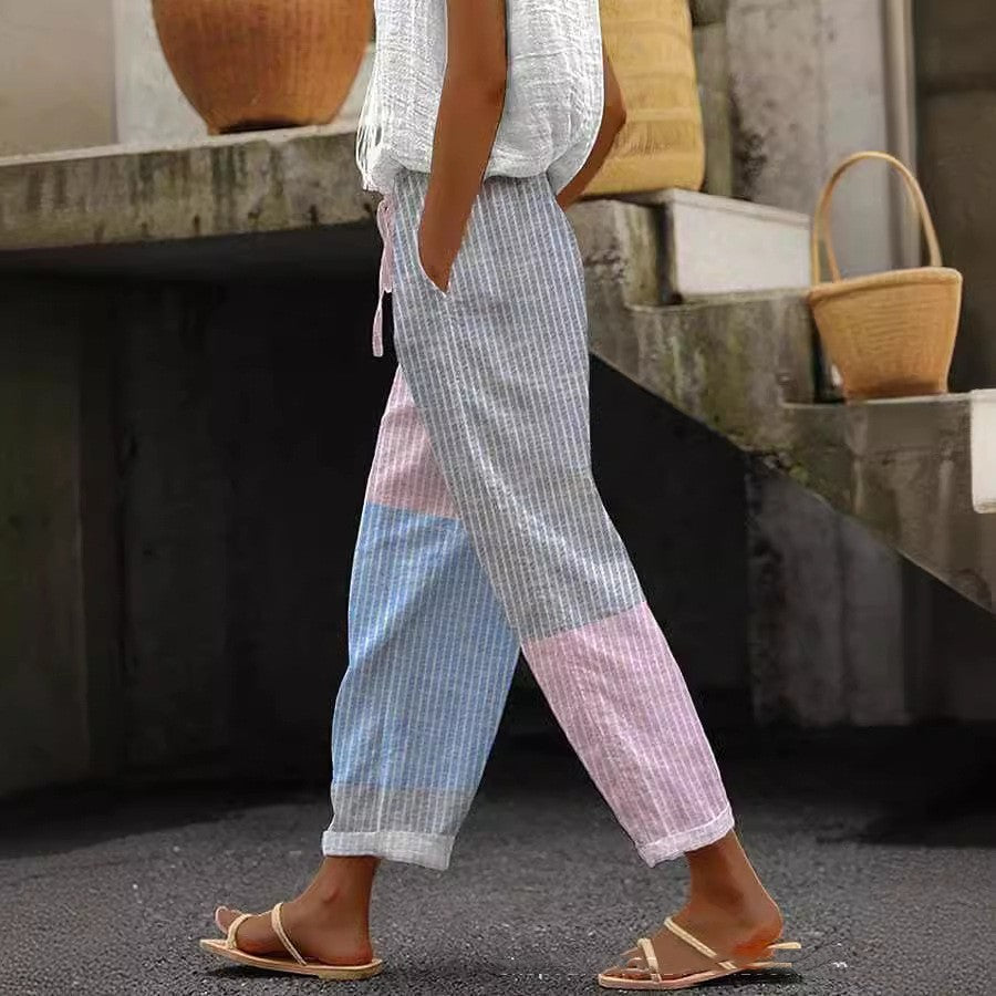 Pantalon ample à poches