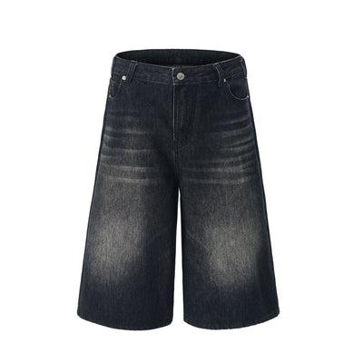 Women's Washed Wide-Leg High Street Jeans - Shé Hauté