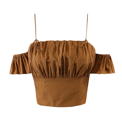 Bud Pleat Tie Top