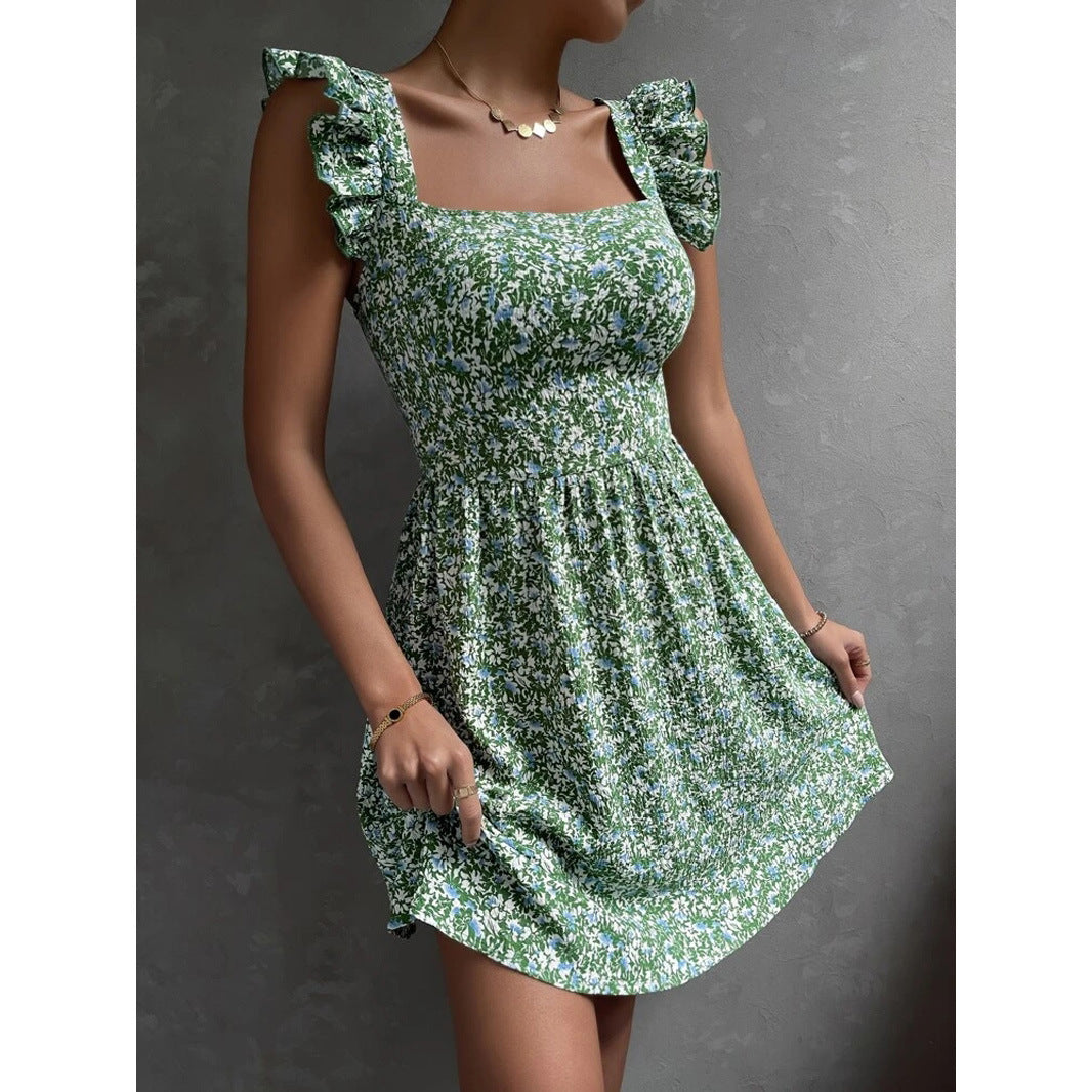 Robe d'été avec nœud dans le dos