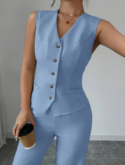 Strap Vest & Pants Set
