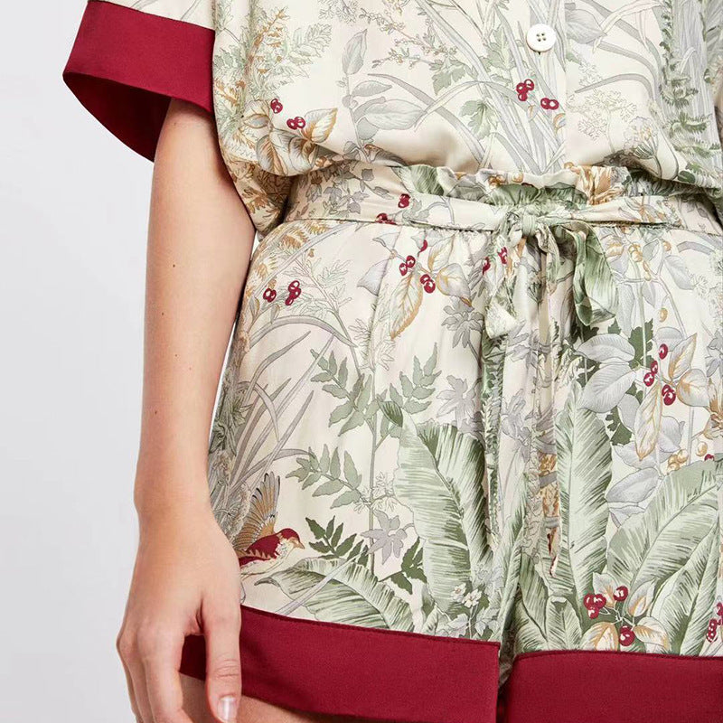 Peignoir imprimé