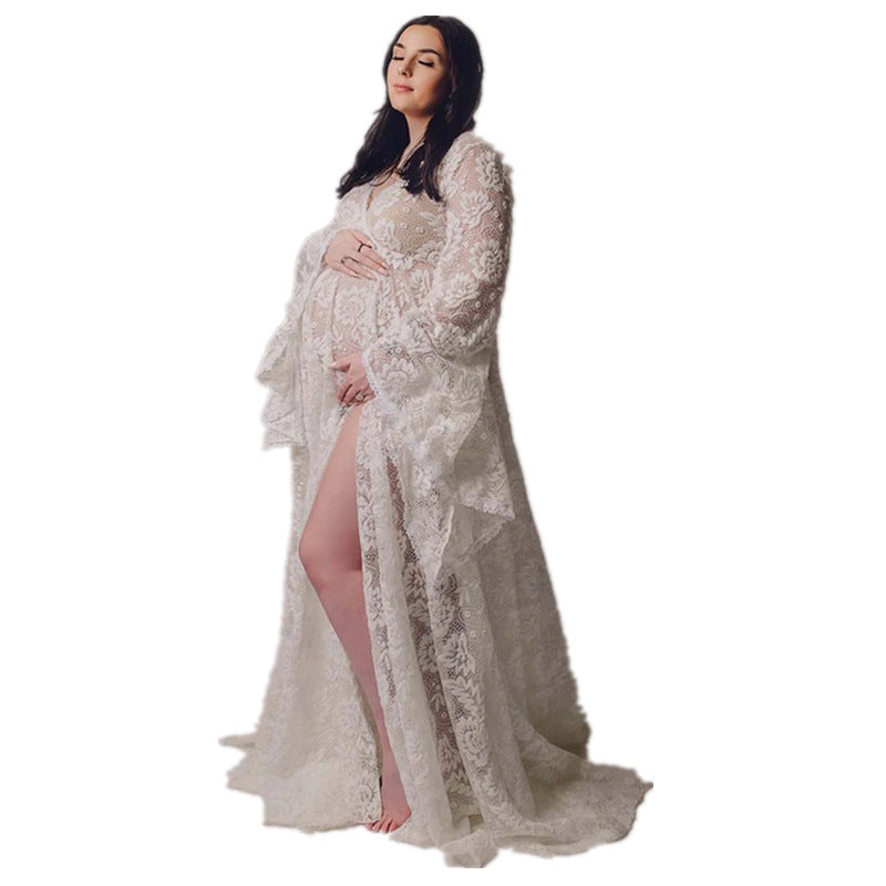 Robe de grossesse en dentelle