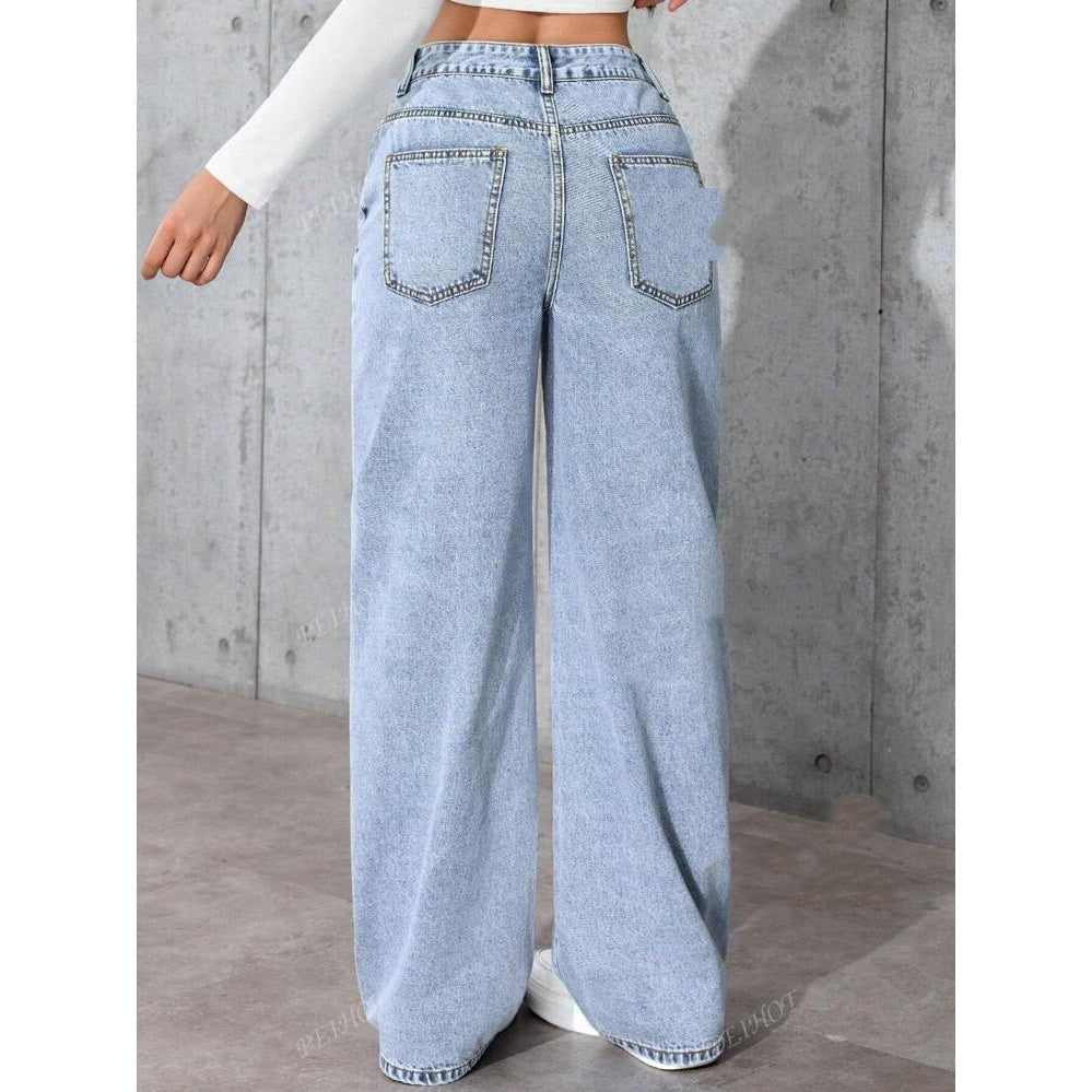 Women's Bold Style High Waist Jeans - Shé Hauté