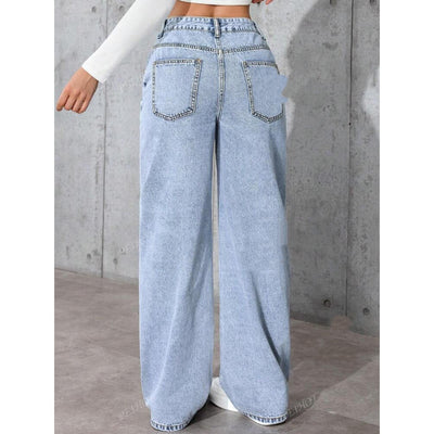 Women's Bold Style High Waist Jeans - Shé Hauté