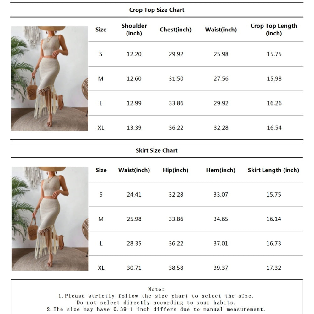 2-Piece Crop & Skirt Set