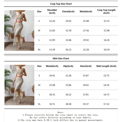 2-Piece Crop & Skirt Set