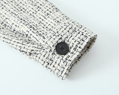 Blazer en tweed chic