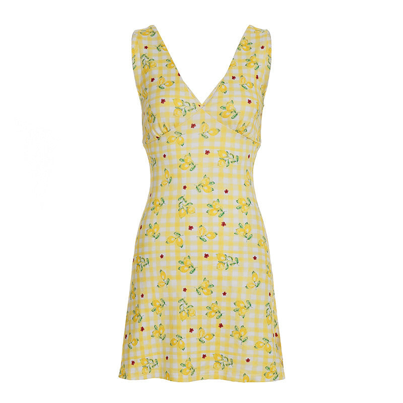 Robe trapèze dos nu