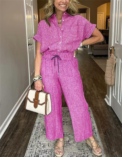 Striped Suit Set