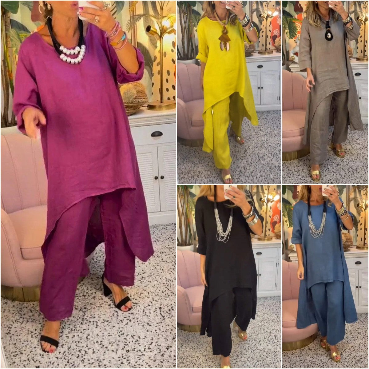 Irregular Crop Suit