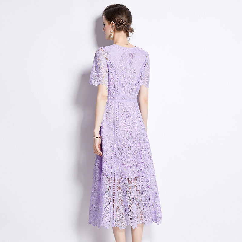 Robe en dentelle chic