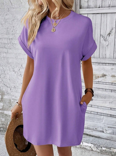 Solid Color Summer Dress