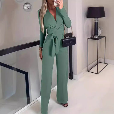Solid Color Jumpsuit