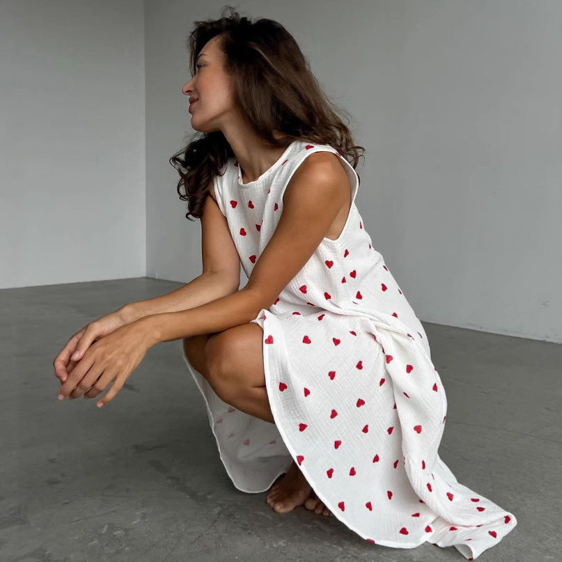 Robe d'amour en coton