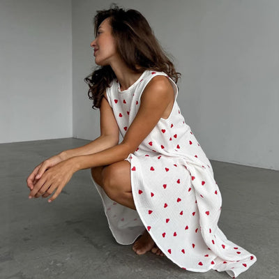Robe d'amour en coton