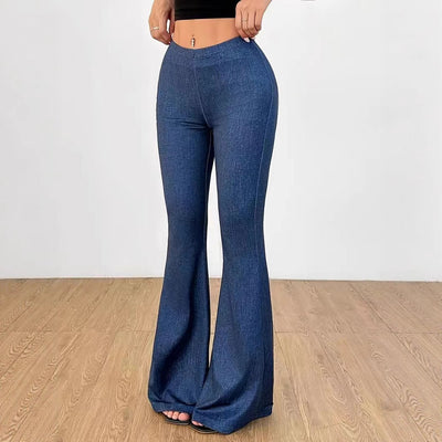 High Waist Bell-Bottom Jeans – Women - Shé Hauté