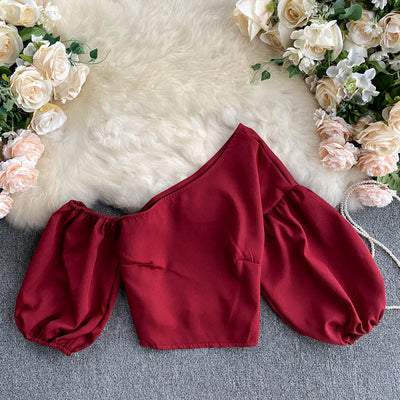 Off Shoulder Crop Top