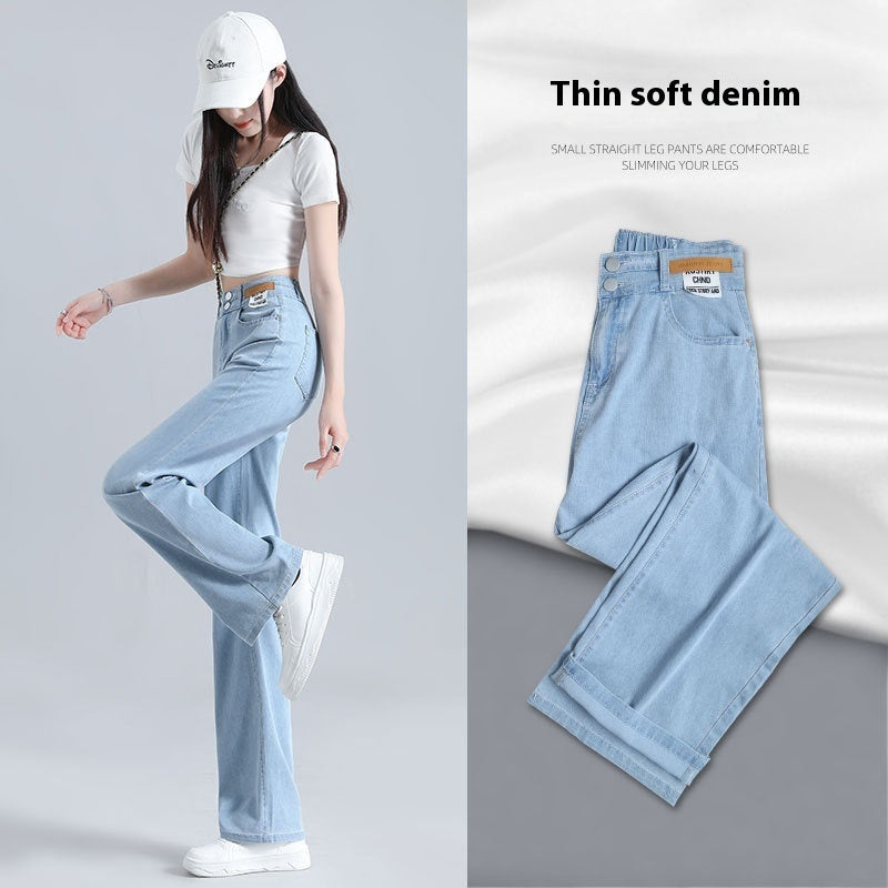 Women's Light  Wide-Leg Jeans - Shé Hauté