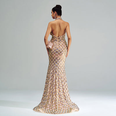 Slimming Sequin Long Dress – Women - Shé Hauté