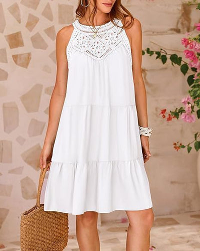 Robe dos nu en dentelle