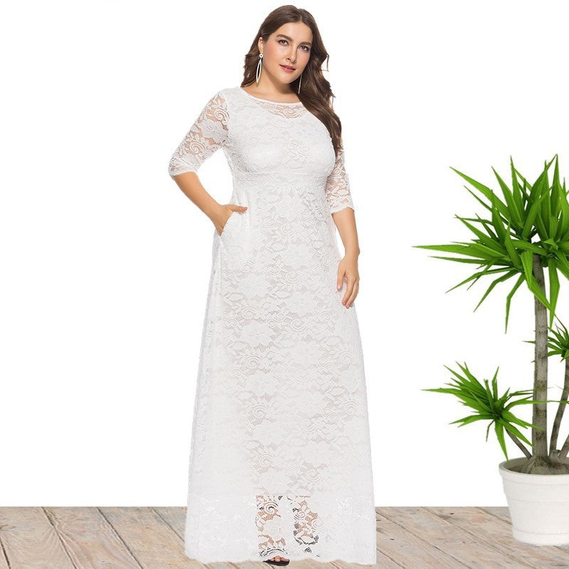 Hollow Lace Dress