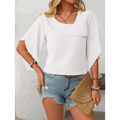 Women's V-Neck Work Blouse
