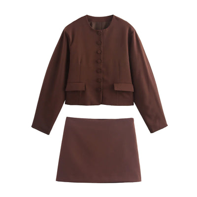 Tailleur jupe pour femme