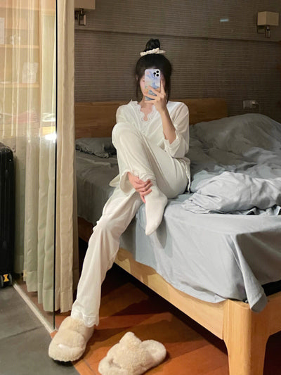 Lace Trim PJs