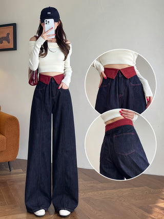 Women's High Waist Wide-Leg Pants - Shé Hauté